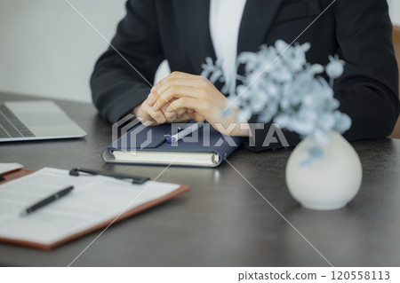 Woman working in the office Woman working in the office 120558113