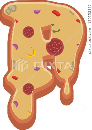 Pizza Alphabet Font 120558332