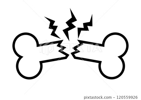 fracture icon fracture icon 120559926