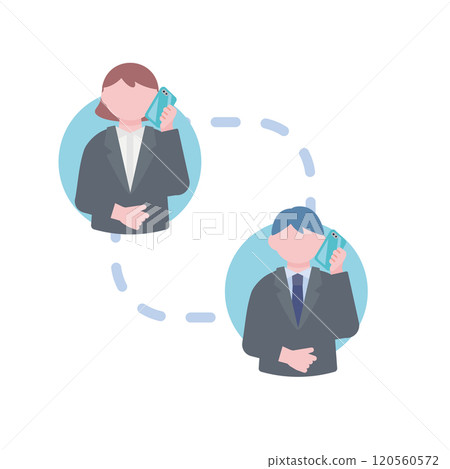 辦公室工作人員打電話 辦公室工作人員打電話 120560572