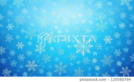 《AI Image》Background material of many small snowflakes 120560794