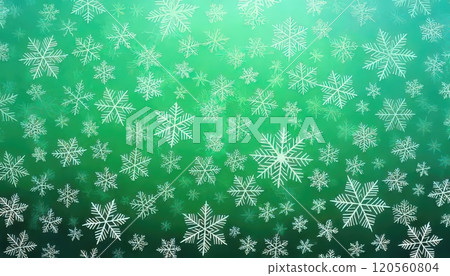 [AI圖像]許多小雪花的背景素材 120560804