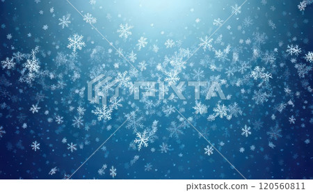 《AI Image》Background material of many small snowflakes 《AI Image》Background material of many small snowflakes 120560811