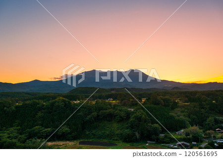 Ontakiyama at dusk 120561695