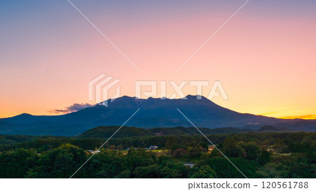 Ontakiyama at dusk 120561788