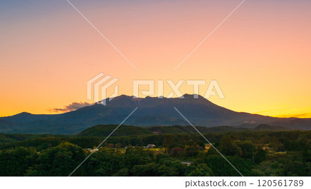 Ontakiyama at dusk 120561789