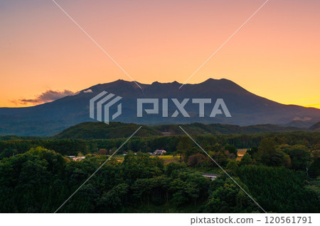 Ontakiyama at dusk 120561791