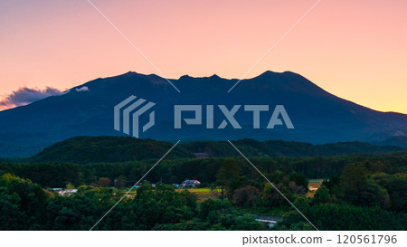 Ontakiyama at dusk 120561796