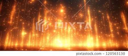 光線照射進狹長建築的數位藝術 120563130