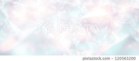 具有光折射的抽象棱柱背景的特寫 120563200