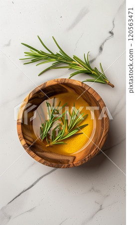 Rosemary leaves skincare beauty organic natural ingredient Rosemary leaves skincare beauty organic natural ingredient 120563471