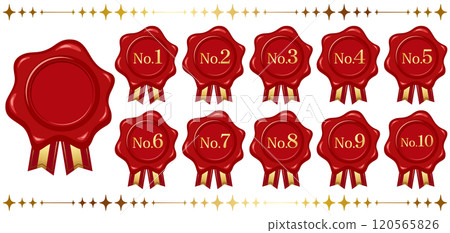 豪華排名徽章第1位至第10位套裝 豪華排名徽章第1位至第10位套裝 120565826