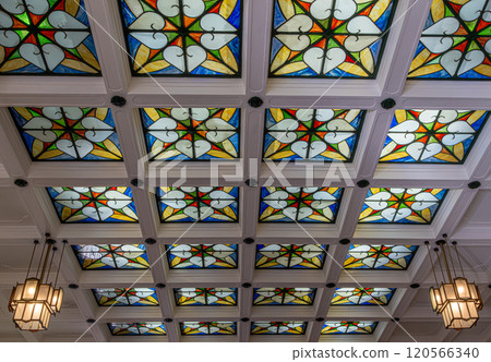 Lattice ceiling of the Kyocera Museum of Art, Kyoto Lattice ceiling of the Kyocera Museum of Art, Kyoto 120566340