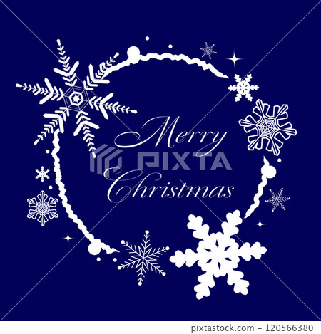 雪花框架插圖聖誕刻字向量 雪花框架插圖聖誕刻字向量 120566380