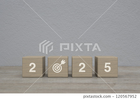 Happy new year 2025 success concept 120567952