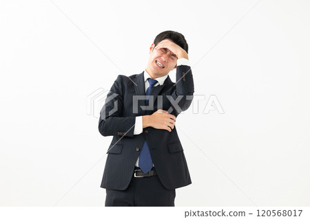 Sorrowful businessman 120568017