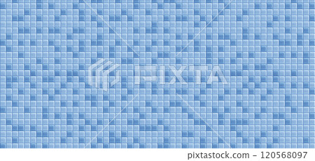 Classic swimming pool mosaic pattern 120568097