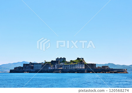 長崎縣藍天軍艦海島 長崎縣藍天軍艦海島 120568274