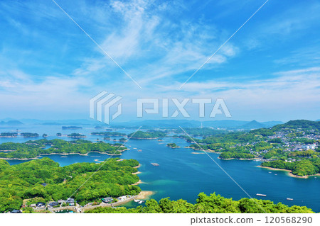 Scenery from Hasefen Exhibition Sasebo City, Nagasaki Prefecture Scenery from Hasefen Exhibition Sasebo City, Nagasaki Prefecture 120568290