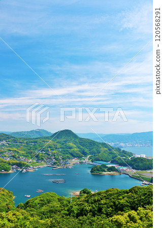 Scenery from Hasefen Exhibition Sasebo City, Nagasaki Prefecture Scenery from Hasefen Exhibition Sasebo City, Nagasaki Prefecture 120568291