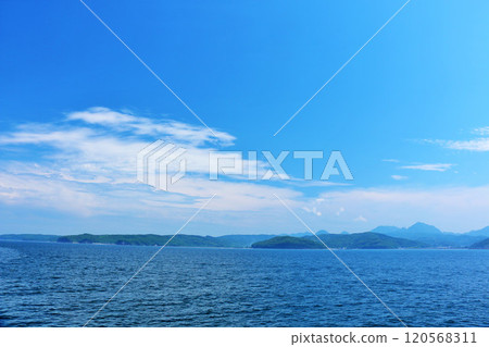 大分縣從海上景觀 120568311
