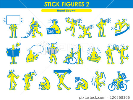 手繪簡筆畫集 120568366