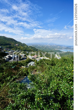 從九份市看海（台灣新北市瑞芳區） 120568926