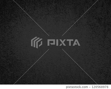 Concrete grunge vector overlay texture, black wall grainy effect and round lighting, abstract speckled cement background 120568978