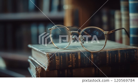 書和眼鏡 書和眼鏡 120569784