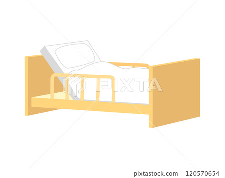 Illustration of a nursing bed 120570654
