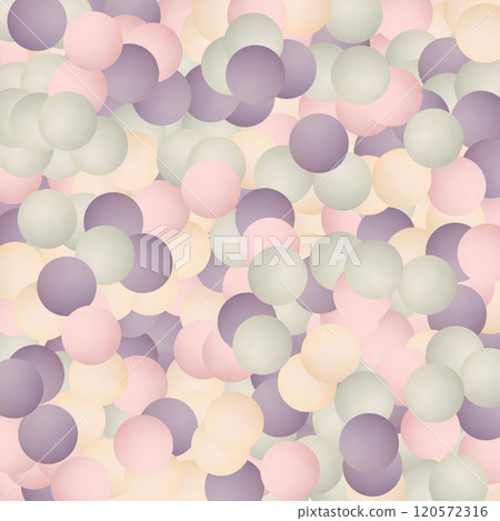 Scattered floating colored spheres on a vibrant background - 3D render. Eps 10 Scattered floating colored spheres on a vibrant background - 3D render. Eps 10 120572316