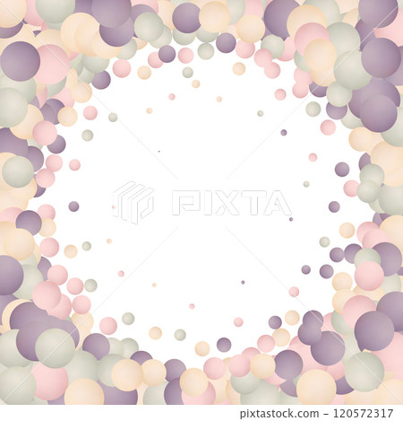 Beautiful ball round holographic gradient iridescent background colorful illustration. Eps 10 120572317