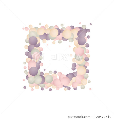 Colorful bright spheres background. Color photo frame. EPS 10 Colorful bright spheres background. Color photo frame. EPS 10 120572319
