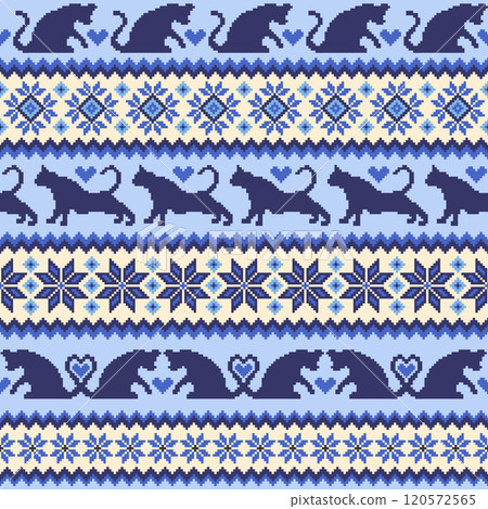 Cute and simple Nordic pattern, 120572565