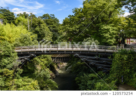 Scenery of Saruhashi surrounded by greenery Scenery of Saruhashi surrounded by greenery 120573254