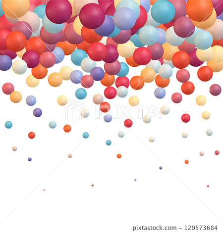 Colorful bright spheres background. Abstract background. EPS 10 120573684