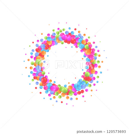 Colored beads. Pearls. Abstract background. Decorations. Round photo frame. Purple balls. Eps 10 Colored beads. Pearls. Abstract background. Decorations. Round photo frame. Purple balls. Eps 10 120573693