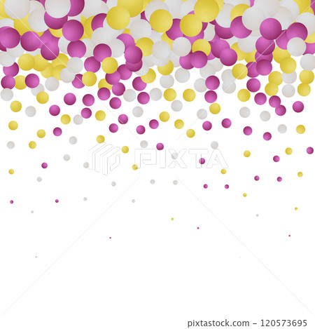Abstract background. Vector photo frame. Colored balls. Abstract background. Vector photo frame. Colored balls. 120573695