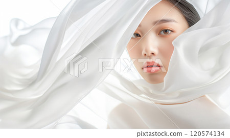 Asian women's beauty image (skin care, body care, beauty salon) 120574134