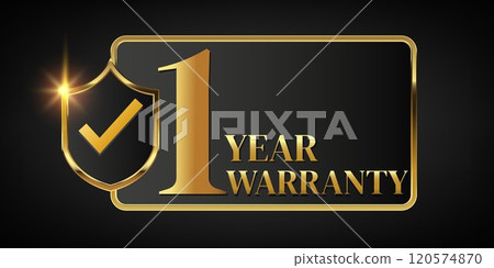 1 year warranty golden banner 1 year warranty golden banner 120574870