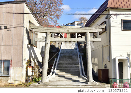 拍攝北海道八雲町熊石根崎神社深秋景色 拍攝北海道八雲町熊石根崎神社深秋景色 120575231
