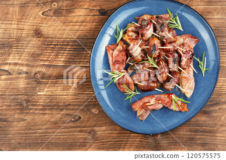 Plate of dates and bacon Plate of dates and bacon 120575575