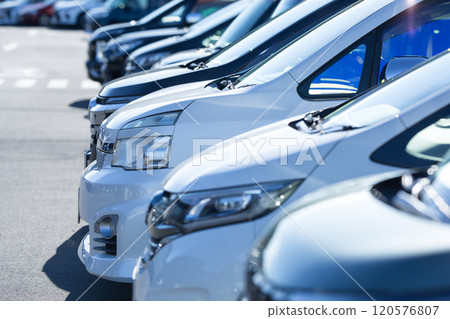 Parking lot, car, automobile Parking lot, car, automobile 120576807