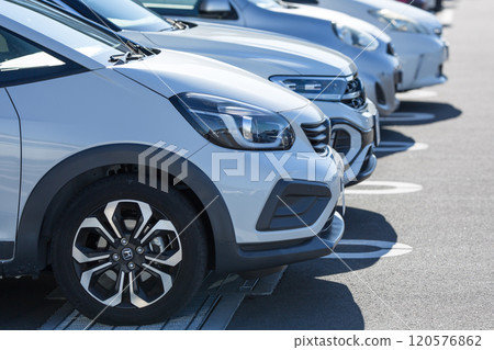 Parking lot, car, automobile Parking lot, car, automobile 120576862
