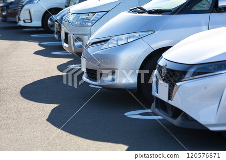 Parking lot, car, automobile 120576871