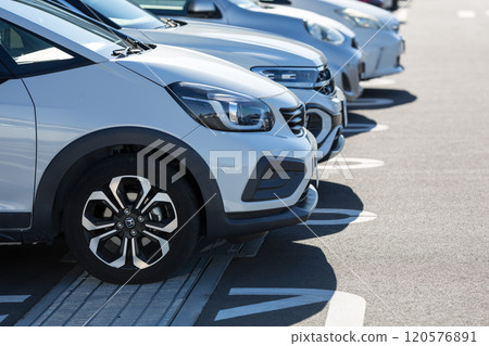 Parking lot, car, automobile Parking lot, car, automobile 120576891