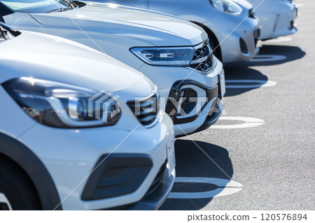 Parking lot, car, automobile Parking lot, car, automobile 120576894