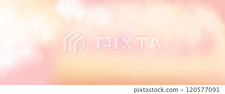 Panoramic abstract pink blue sky background. Skyscape with fluffy clouds. Gradient fantasy paradise background. Panoramic abstract pink blue sky background. Skyscape with fluffy clouds. Gradient fantasy paradise background. 120577091