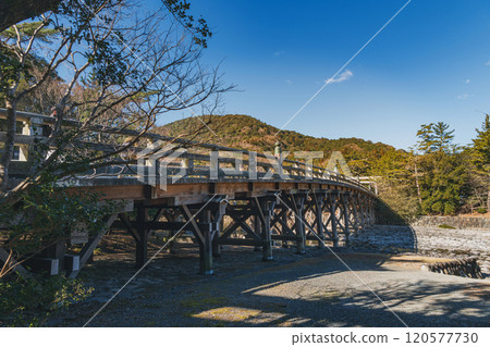 Ise Naiku Shrine, Uji Bridge over the Isuzu River 120577730