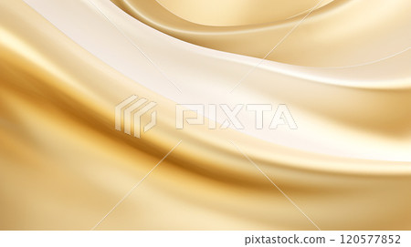 Metallic texture light gold wave pattern background 120577852